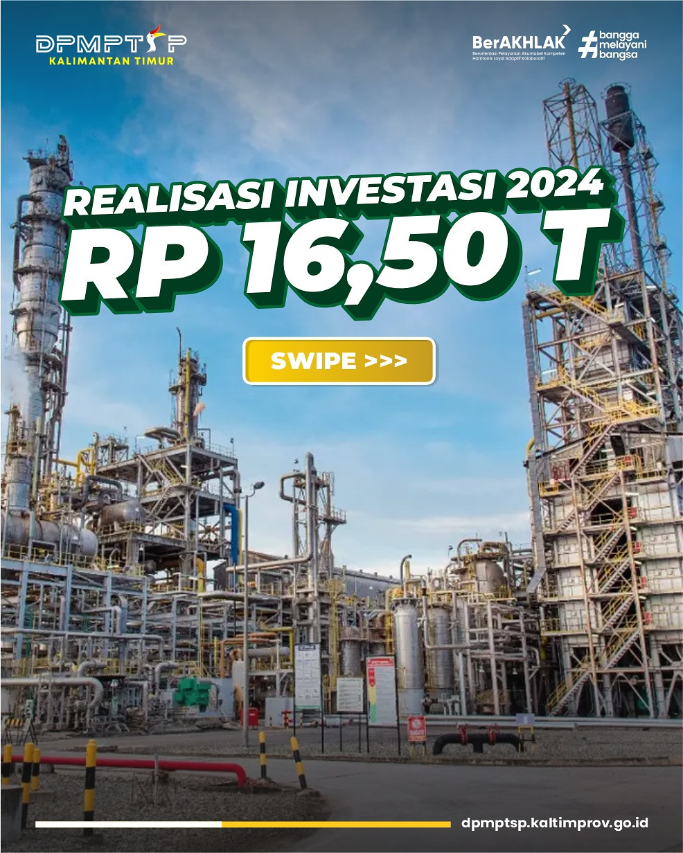 Realisasi Investasi Kaltim Triwulan II Tahun 202